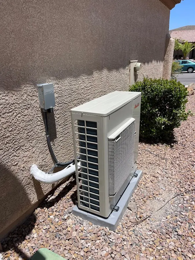 Residential air conditioning condenser unit in Lacey